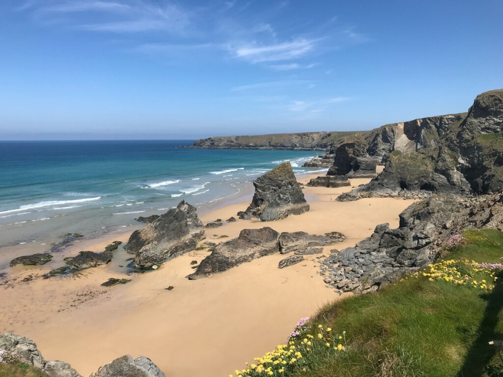 suedengland-avalon-spirituelle-reise-kraftorte-geomantie-stonehenge-17 Bedruthan Steps an Cornwalls Küste